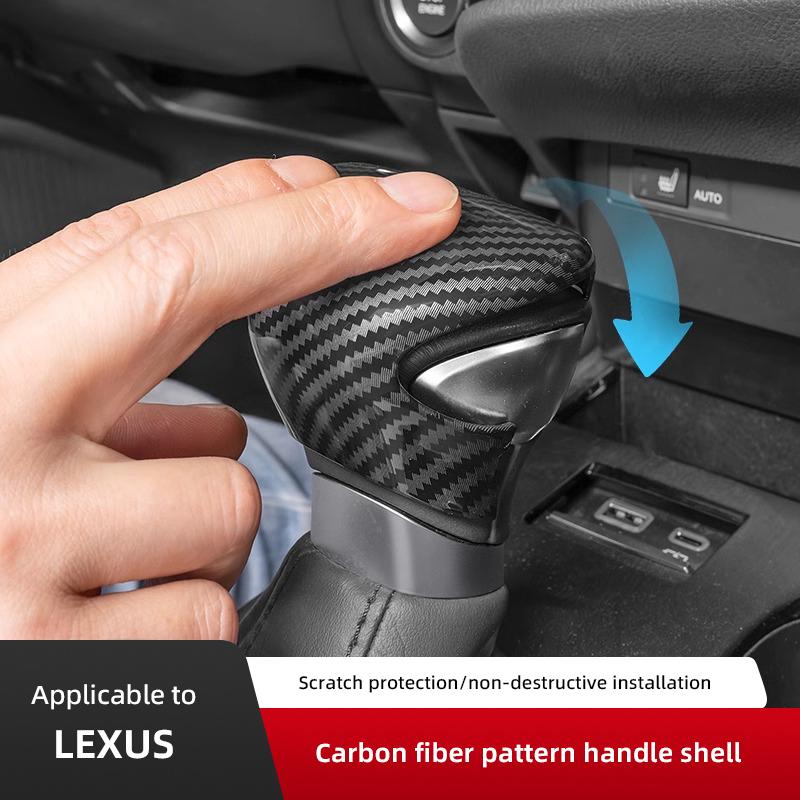 Чехол на ручку переключения передач автомобиля, защитный чехол для ручки механической коробки передач для Lexus F SPORT ES RX NX LS UX LM LX GX LC RZ IS CT GS RC HS SC TX L