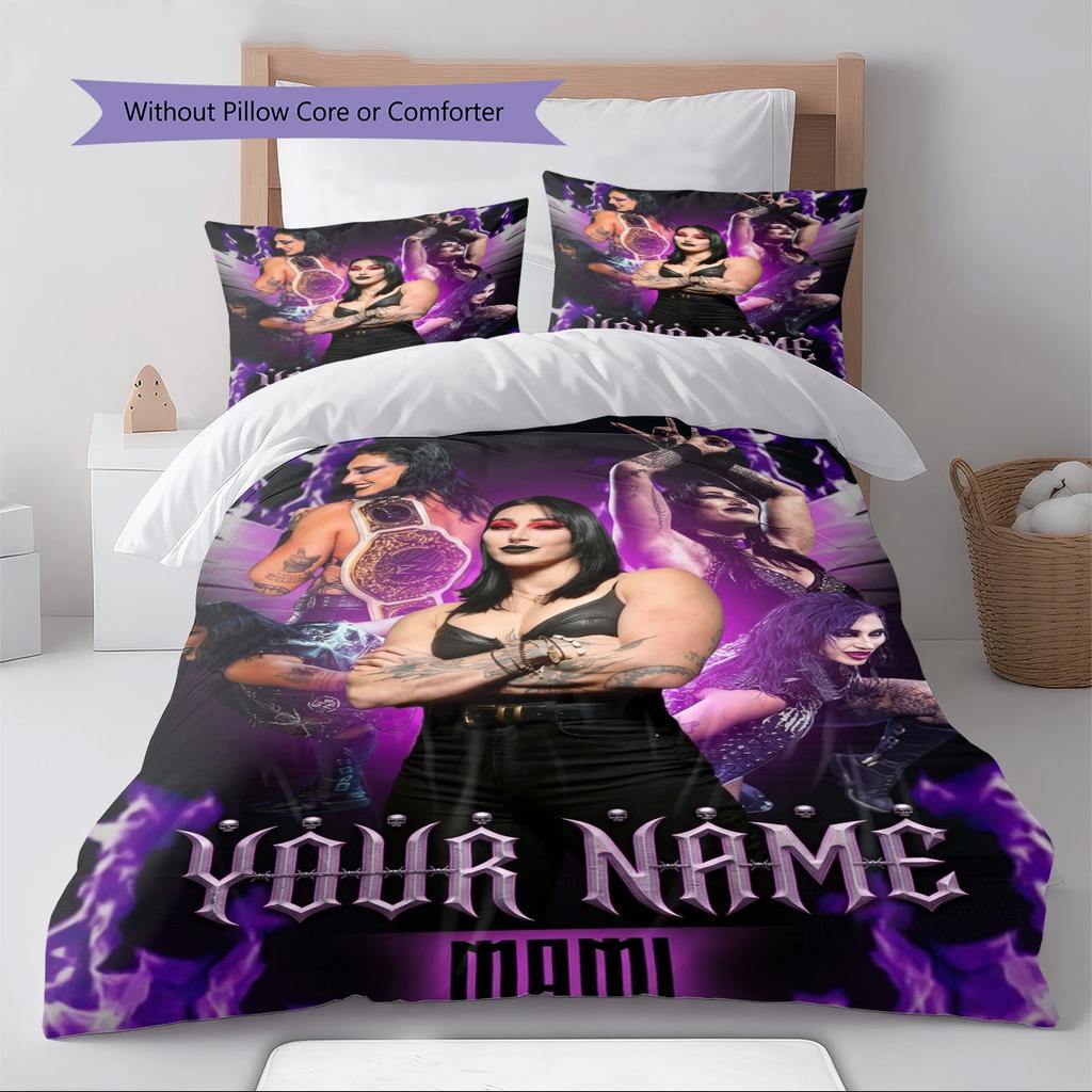 Name Custom Rhea Ripley Pattern Bedding Set Quilt Cover Pillowcase Home Decor Gift (1 * duvet cover + 2 * pillowcase, without core)