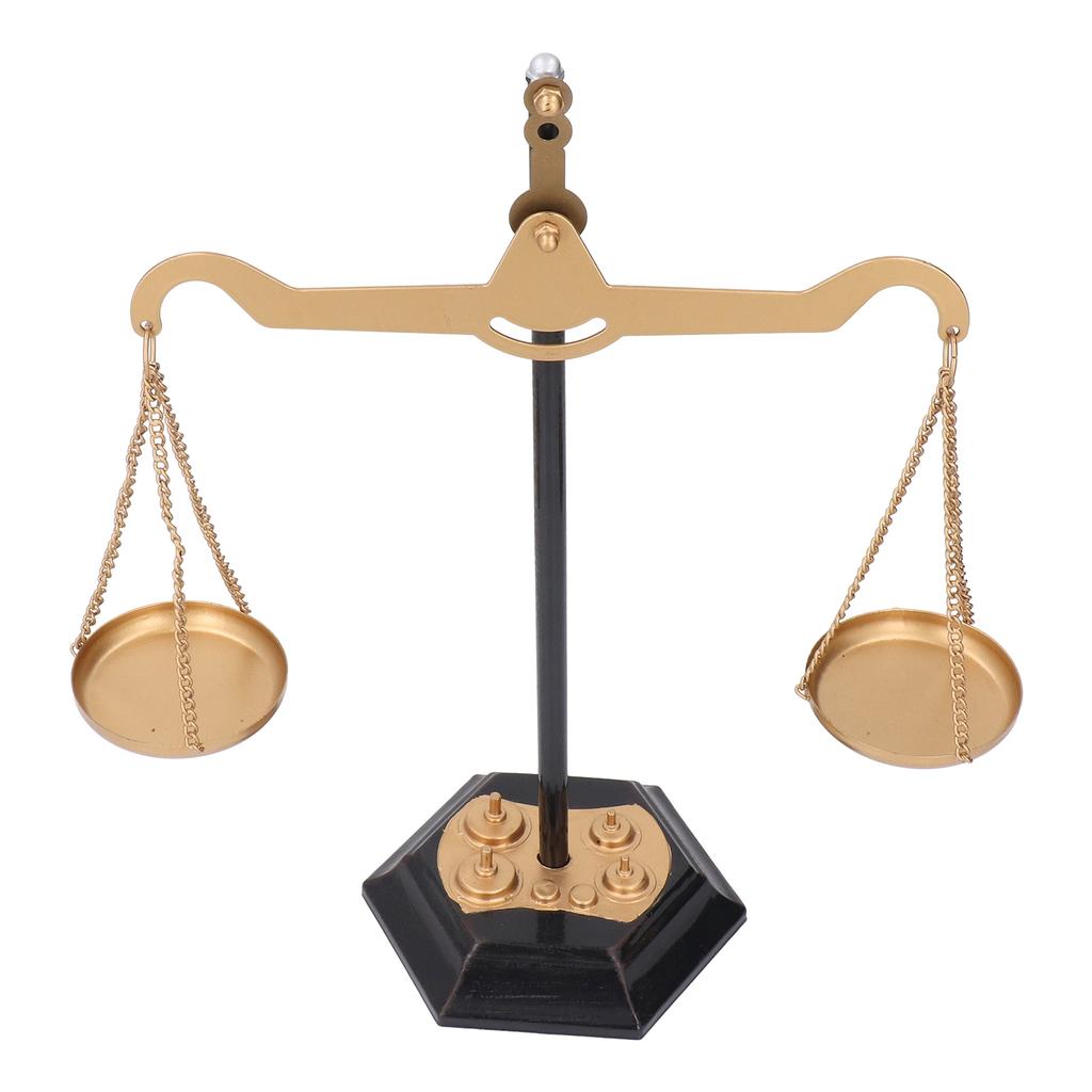 Баланс Весы Декор Снятие Стресс Ретро Настольные Железные Весы Правосудия Украшение для Домашнего Декора