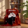 Sabrina Custom Flannel Blankets Soft Warm Cozy Throws for Home Decor Holiday Gifts
