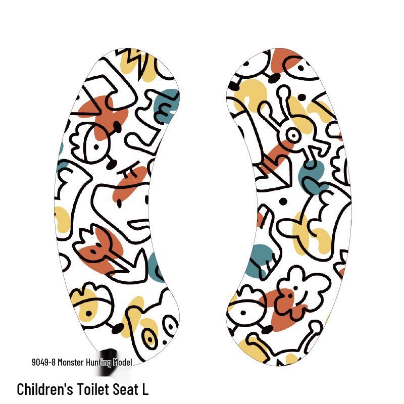 Детская мультяшная самоклеящаяся моющаяся подушка-накладка на сиденье унитаза
