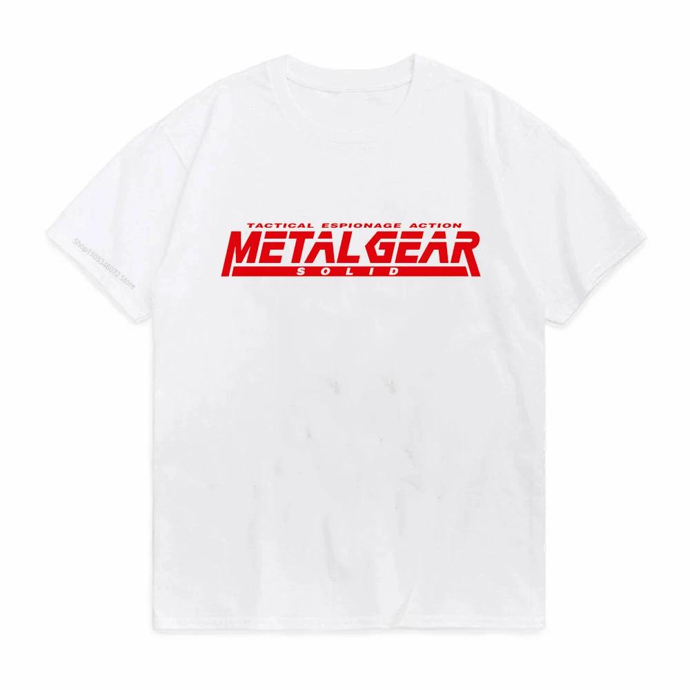 Игровая футболка унисекс Mgs Metal Gear Solid с принтом букв The Metal Solid Snake 5 V Foxhound Special Force Group Fox Hound Tshirt Tee