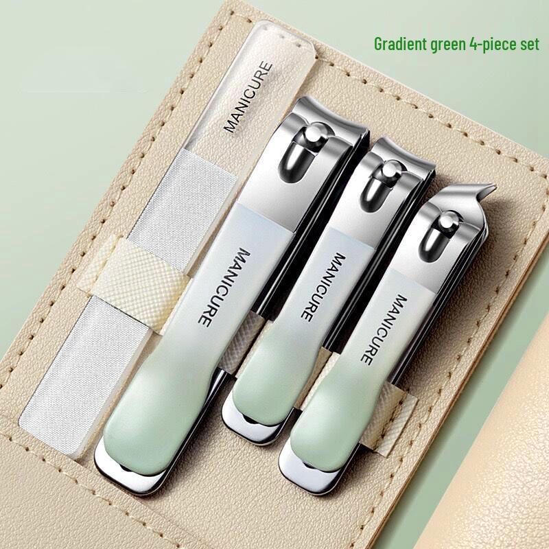 Премиальный набор кусачек для ногтей, устойчивый к смазыванию и брызгам, для мужчин и женщин