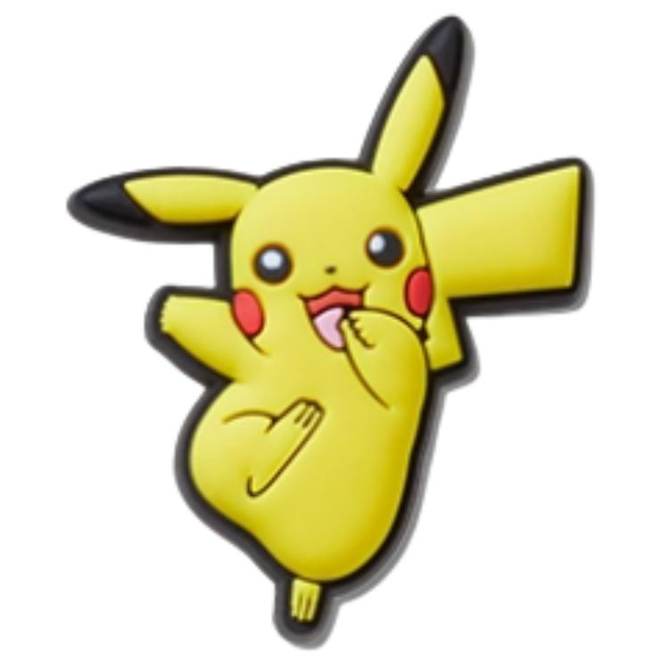 Crocs Pokémon Милый Пикачу ПВХ Аксессуары для обуви Унисекс Желтый