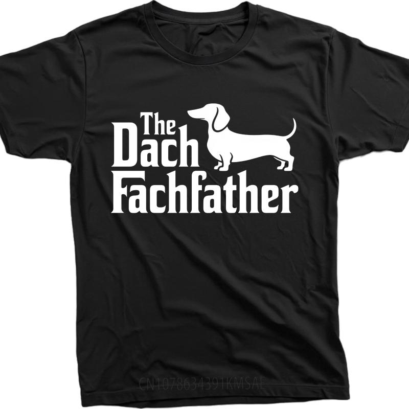 Streetwear Summer Boys Tshirt The Dachshund Father Dog Silhouette Design Short Sleeve Soft Oneck Tshirt Relaxed Fit Tshirt