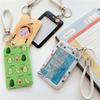Waterproof Cartoon Plastic Card Cover Women's Kids Bus Credit ID Name Business Working Bank Card Badge Holder Protective Cover