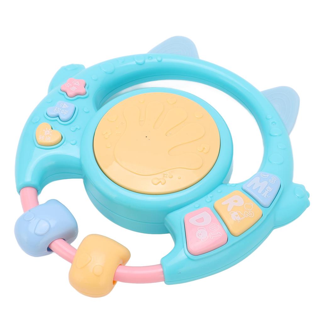 Детский барабан игрушка жевательный ручной барабан игрушка музыкальный звук игрушка для младенца малыша раннее образование