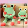 Очаровательная плюшевая игрушка лягушка с длинными ногами, успокаивающий компаньон для сна, большеглазая девочка, детский подарок