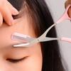 1Pcs Eyebrow Trimming Scissors Stainless Steel Eyebrow Scissors with Comb Facial Hair Removal Shaving Tool Face Makeup Tools