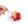 50Pcs 14Cm Disposable Wooden Spoon Fork Set For Party Wedding Cake Tasting Batch Practical Tableware Party Peripherals