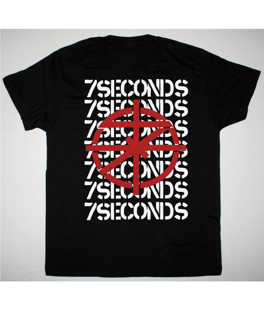 Hot Vtg 7 Seconds Band Black Cotton Size S To 4XL Shirt Adults TT877 Unisex T-Shirt