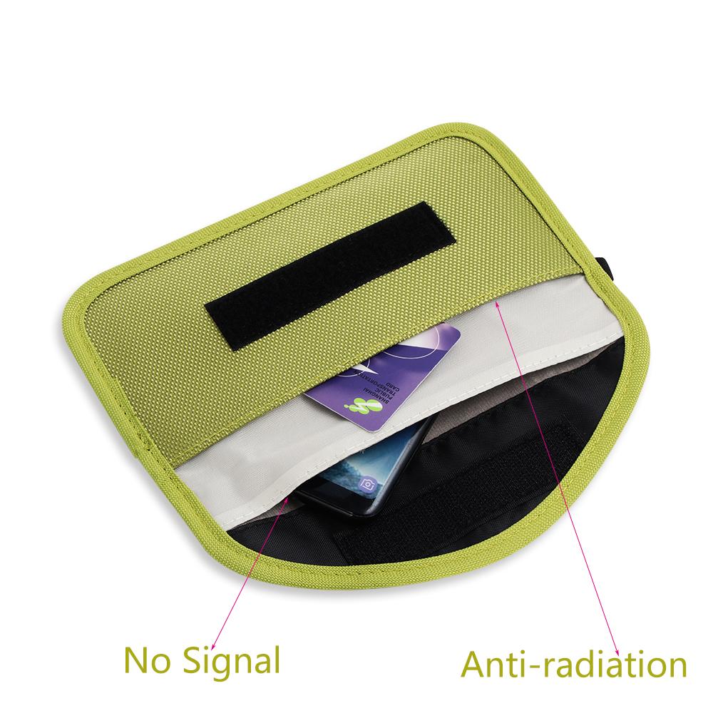 9 Colors Rectangle Safe Blocking Bag New Universal Phone Car Key Signal Blocker Case Keyless RFID Fob Pouch Faraday Cage