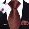 Cozy Up Three-piece Set Paisley Fashion Business Men Tie Includes Tie Cufflinks Handkerchief