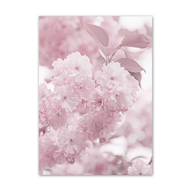 Милые цветущие цветы, женские холсты, настенные художественные принты, живопись, модные румяна, дикие ботанические постеры, декор для гостиной, изображение