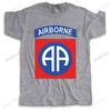 Unisexs Summer Cotton Tshirt Funny Tops 82nd Airborne Division Combat Jump Wings Shirt Us Paratrooper Fashion Tshirt Unisex Cotton
