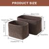 Woven Storage Basket Decorative Organizer Bins Box for Towel Book Cloth Shoes Snack Diaper Towel Gift Baskets Empty