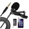 MILEXIO Professional Pin Microphone PC Microphone High Performance Double Cord Smartphone Microphone