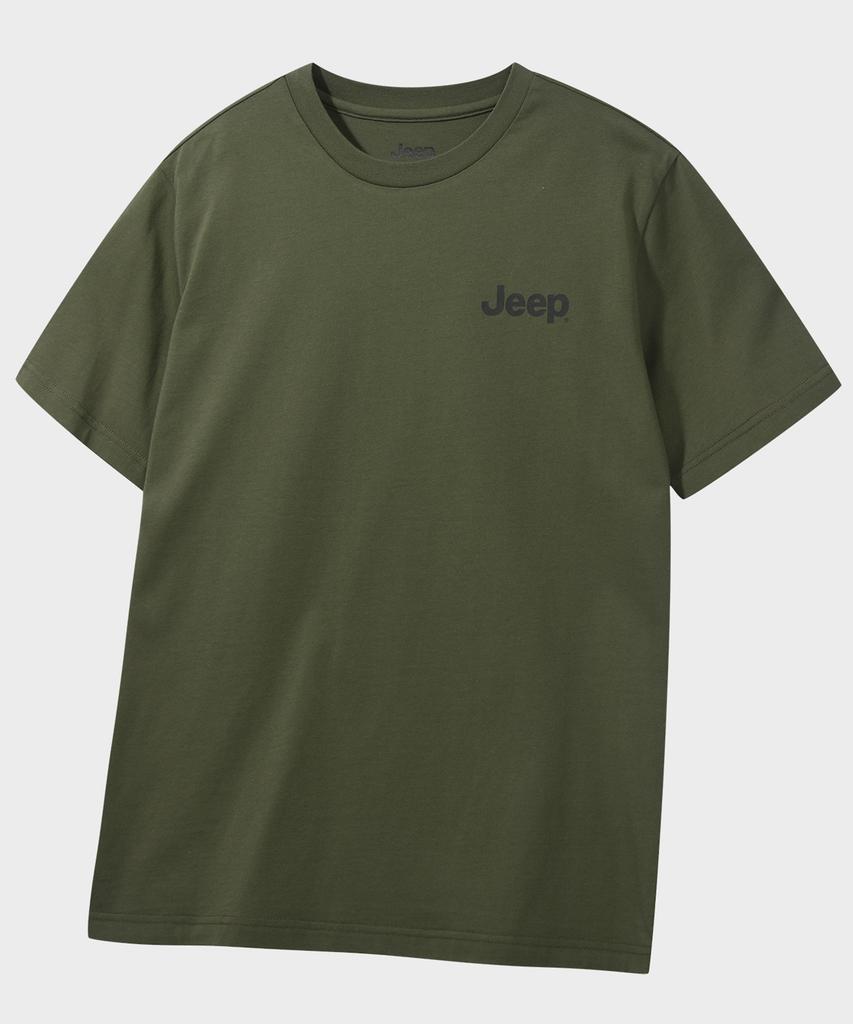 JEEP Футболка с коротким рукавом, 30 шт., хлопок, маленький логотип (Jr5Tsu092Kh)