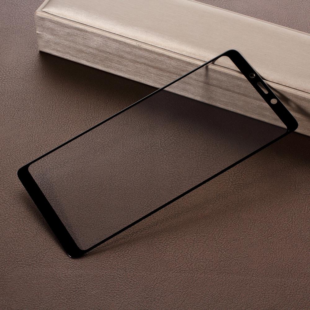 Полноразмерная защитная пленка из закаленного стекла с шелкографией (Полный клей) для Samsung Galaxy A9 (2018)/A9 Star Pro/A9s