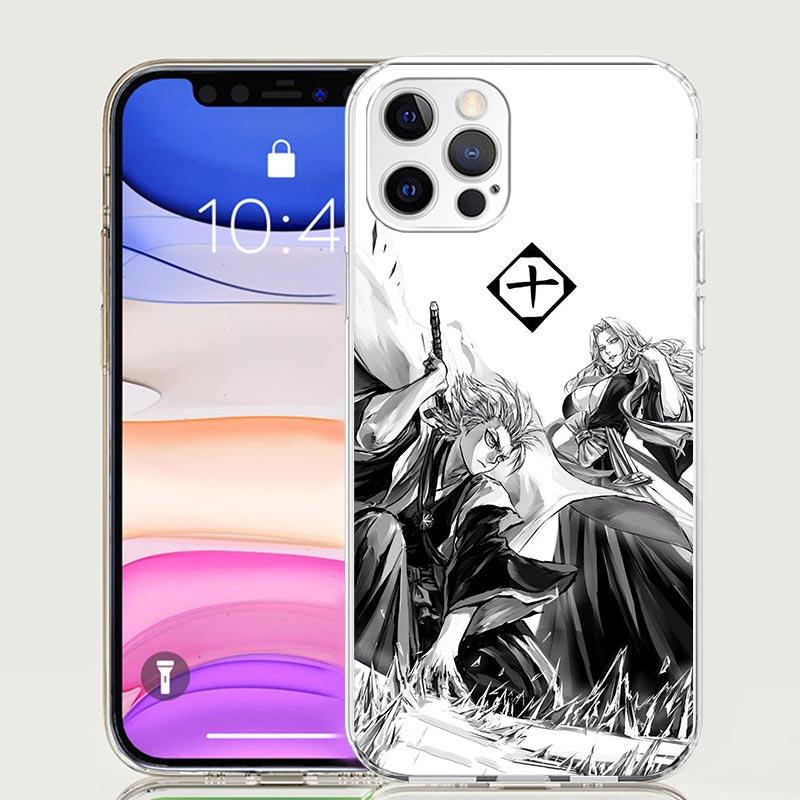 Хицугая Тоширо Bleach Чехол для телефона для iPhone 17 Air 16 15 Plus 11 14 Pro Max 13 Mini 12 7 8 + SE Узорное Искусство Индивидуальная Крышка