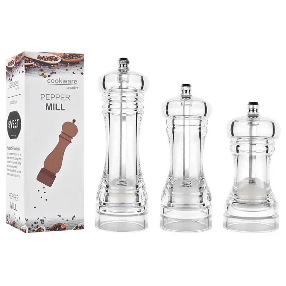 1 шт. Акриловые солонки и перечницы Портативный кухонный инструмент Прочная перечница