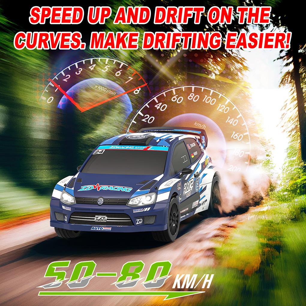 1/12 ZD Racing Радиоуправляемая машина RX12 Бесколлекторная 2.4GHz 80 км/ч RX-12 Высокоскоростная 4WD 3S 6-канальное Дистанционное управление Гоночный Раллийный Автомобиль