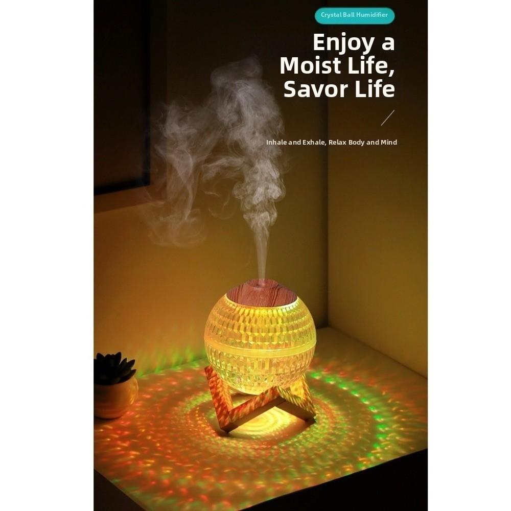 Silent Humidification Crystal Ball Humidifier Timed Power Off Home Cordless Humidifiers Gifts