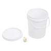 5 Gallon Honey Bucket with Lid and Gate Plastic Honey Storage Container for Beekeeping