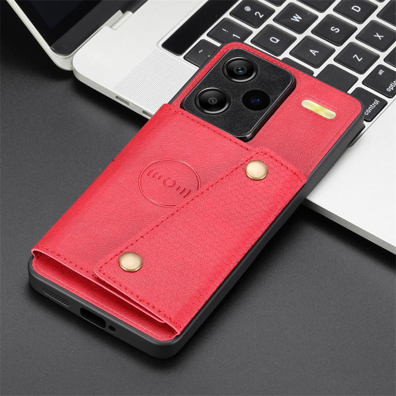 Чехол-кошелек с карманом для карт для Xiaomi Redmi Note 10 9 8 11 12 13 14 15 Pro Plus 5G 4G 12S 11S 10S 13C, задняя крышка-чехол с магнитом