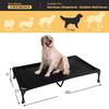 Veehoo Dog Bed Pet Bed Raised Dog Large Dog Bed Washable Breathable Mesh Portable Raised Pet Outdoor Dog Bed Durable Dog Cot Dog Bed for Indoor and