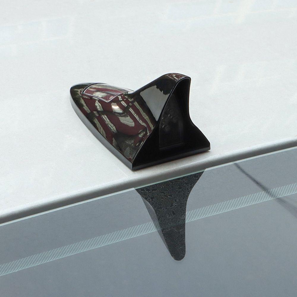 Безопасность Универсальный Авто Радио Сигнал Светодиодный Сигнальный Светильник Автомобильный Акулий Плавник Антенна Солнечная Энергия