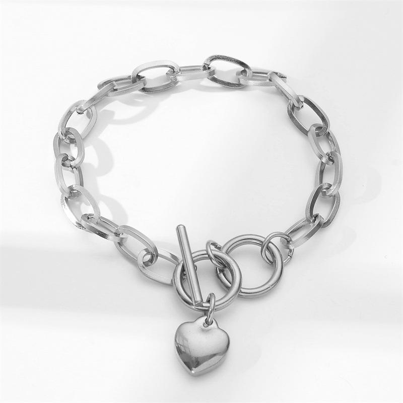 Корейский браслет женской моды из титановой стали Дун Дэмун - Нержавеющий, Высококлассный, Дизайн через границу.