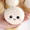 Colorful Dumpling squishies Stress Balls Stress Relief Tactile Toys Simulation Food with Steamer Squeeze Dough Ball for Anxiety Relief