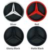 AAVW1 3D ABS Car Front Grille Badge for Mercedes Benz W204 W204 C180 C200CGI C200KC230 C260CGI C300 Star Logo Grid hollowed-out label