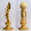 Buddhist statue of Shokannon Bodhisattva, 36cm (gold plated/24k gold), sculptor: Shuun Makita, model: "Tendai, Shingon, Rinzai sects", Takaoka bronzew