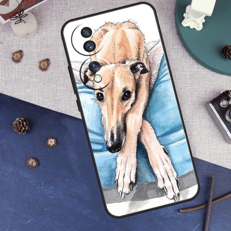 Galgo Greyhound Dog For Honor Magic 8 7 5 6 Pro Case For Honor X9d X9c X9b X9a X8c X8b Win 50 70 90 200 400 Lite