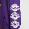 Men's Sweatshirt Nike Courtside Sweatshirt Men's Allover Purple/Amarillo Yellow