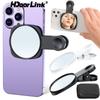 HdoorLink Зажим для зеркала для камеры сотового телефона, универсальный зажим для отражения телефона, задний HD-объектив, отражатель для селфи, зеркала с сумкой для хранения