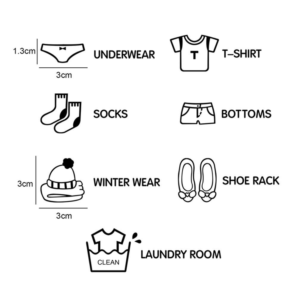 Art Wardrobe Decor Living Room Wall Beautify Decoration Closet Logo Decals Sticker Wall Stickers