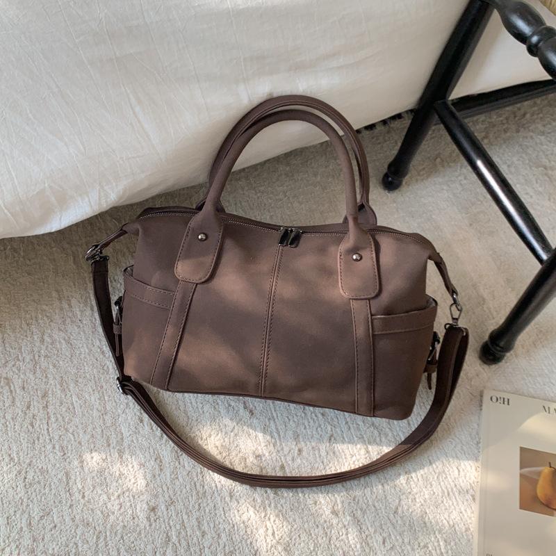 Премиальная женская сумка 2025 новая осенне-зимняя ретро сумка через плечо, сумка-мессенджер, женская сумка, модная сумка-бостонка