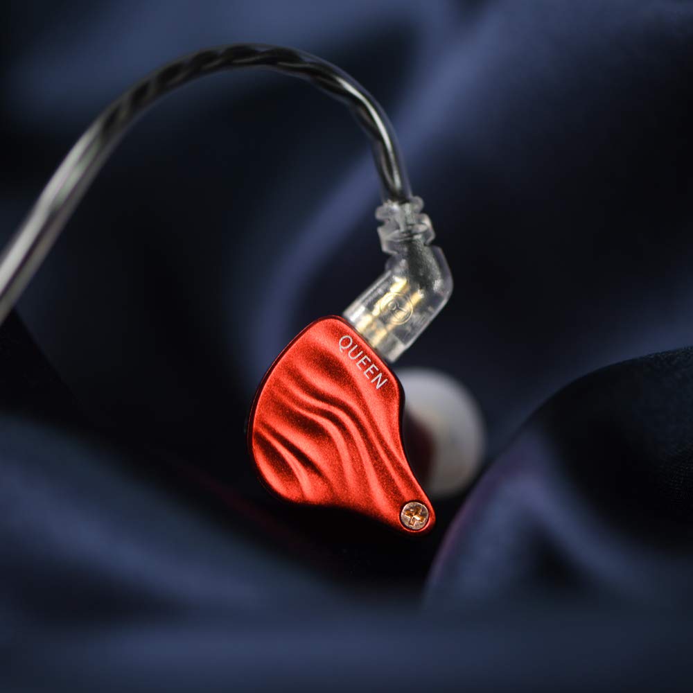 TFZ Dual Magnetic Circuit Graphene Driver Queen Earphones, Red (TFZ-QE-RD)