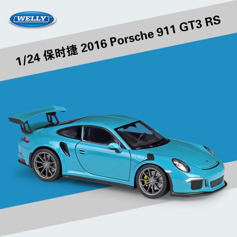 AKEZM1 WELLY 1:24 Scale 1964 Porsche 911 Classic First Generation - Alloy Die-Cast Model with Opening Doors, Collector's Display Gift