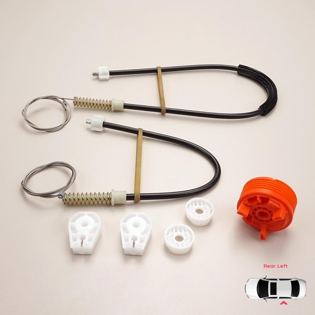 EWR565 Electric Window Regulator Repair Set Rear Left for Renault Megane MK2 EM0/1 2002-2009 CC Cabriolet Convertible 8201010933