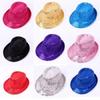 Brilliant Sequins Fedora Hat Sequin Glitter Jazz Hat Role Play Prop Dance Jazz Cap  Birthday