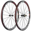 SUPERTEAM Carbon Fiber Road Bike Wheelset 700c Wheel R13 Hub Bu 38/23mm (White/Red)