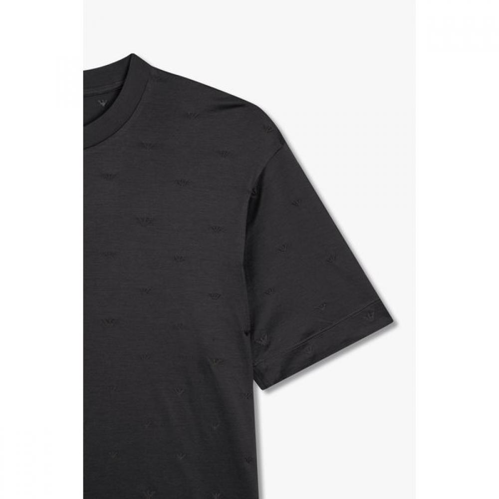Emporio Armani Men S Logo PaTTern ShorT Sleeve T ShirT A515126068