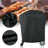 Black Dust Cover 54*76*69cm Black Fade Resistant Barbecue For Weber Q1000/Q2000 Series Garden Gas Outdoor Living Patio