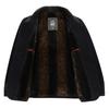 Winter New Men's Chenille Coat Business Casual Short Turned Fur Collar Piled Thickened Men's Coat