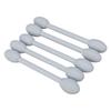 5Pcs Pottery Texture Tool Double Head Pottery Clay Modelling Stick Texture Tool Oval Shape Rollers for Clay Sculpting