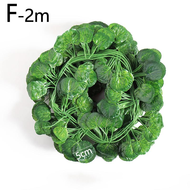 Simulated Vine Vine Vine Decoration Green Leaf Garden Ceiling Decor Climbing Tiger Vine Leaf Green Plant Simulation Plant Home Decor